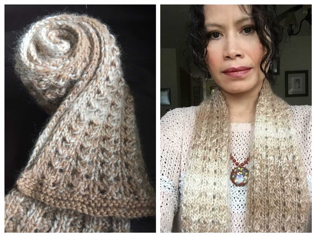 Easy scarf knitting patterns for beginners free
