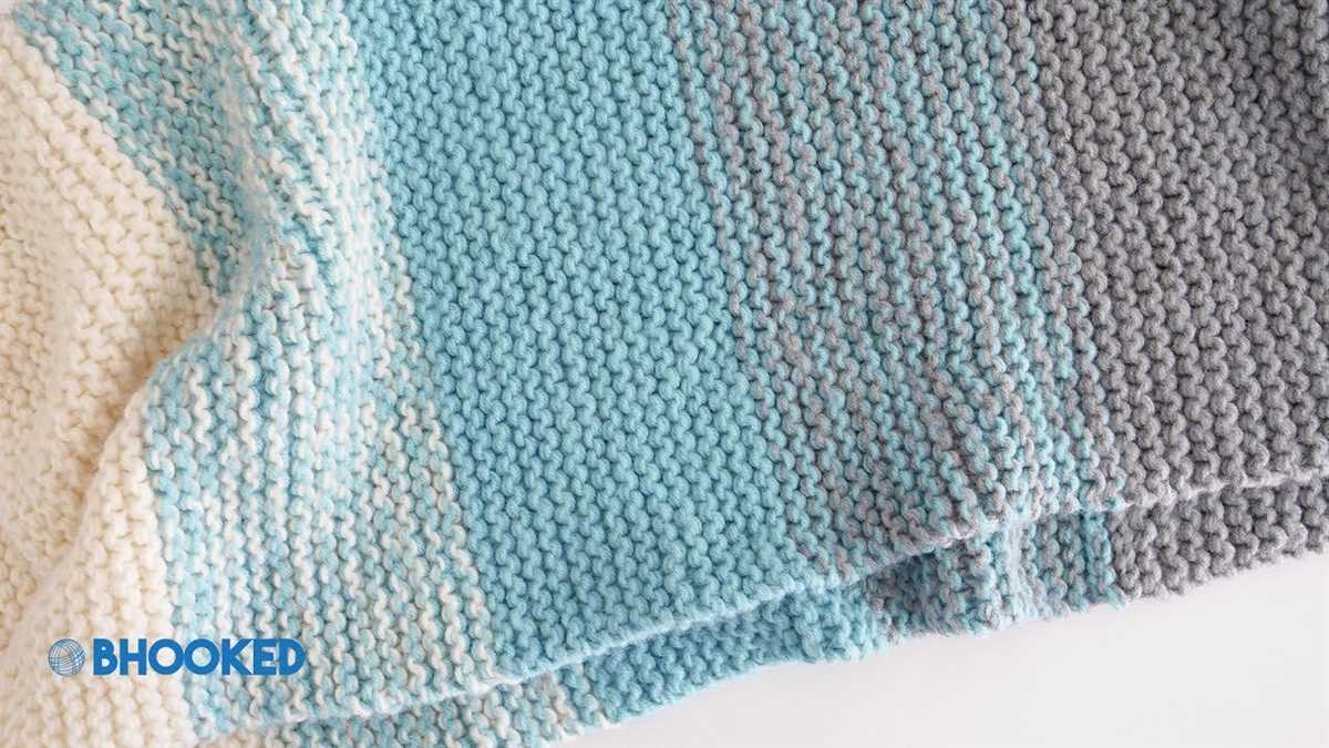 Easy baby blanket knitting patterns for beginners