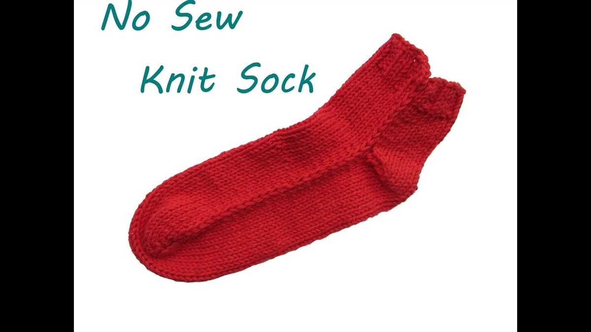 Effortlessly Craft Cozy Socks with Only Two Needles Easy bed socks knitting pattern 2 needles