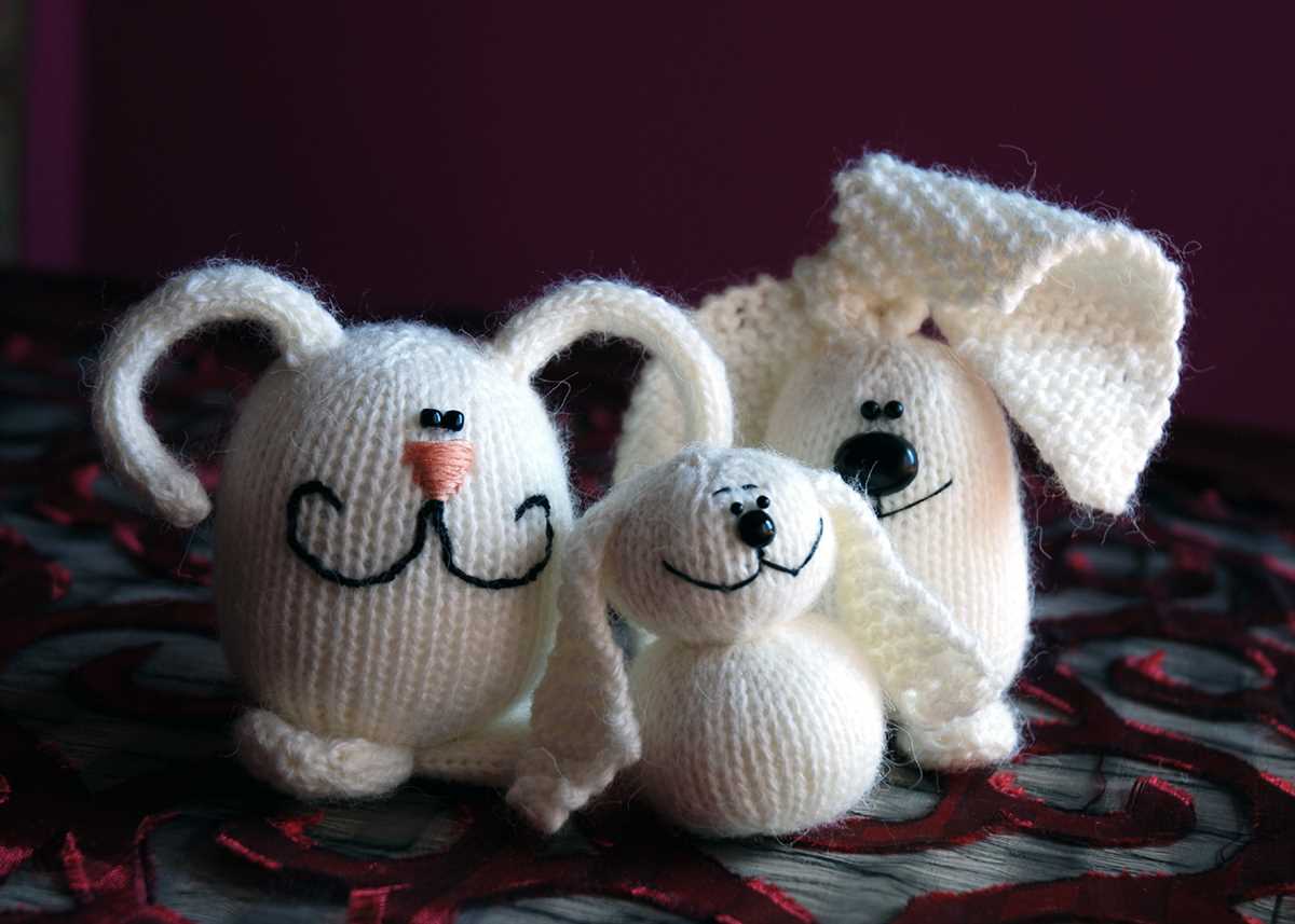 Easy bunny knitting pattern