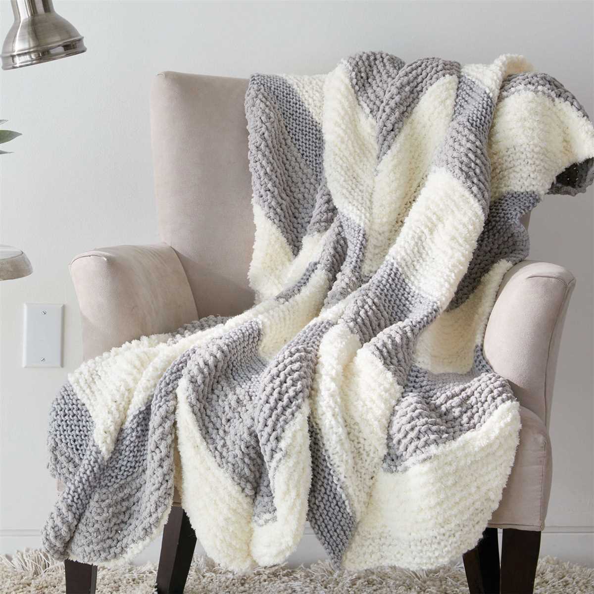 Easy knit blanket patterns free