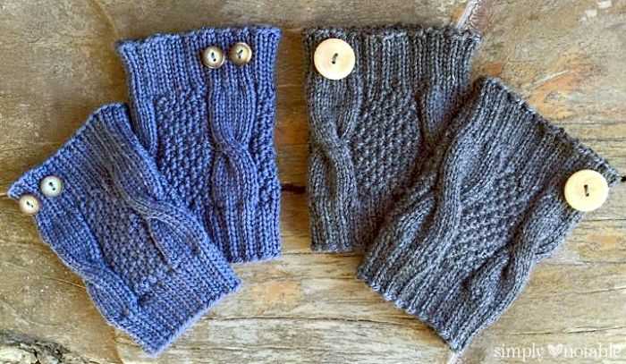 Easy knit boot cuff pattern free