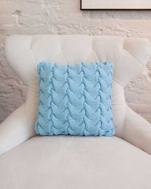 Easy knit pillow pattern