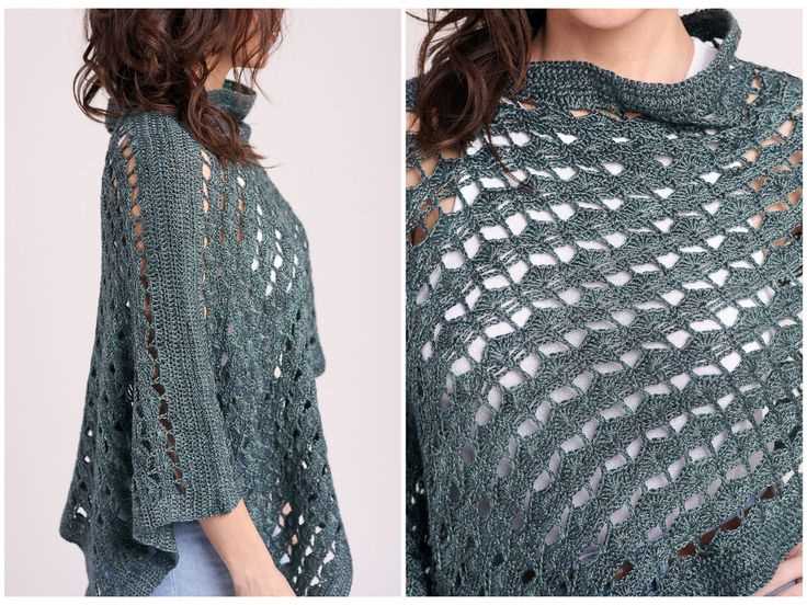 Easy knit poncho pattern