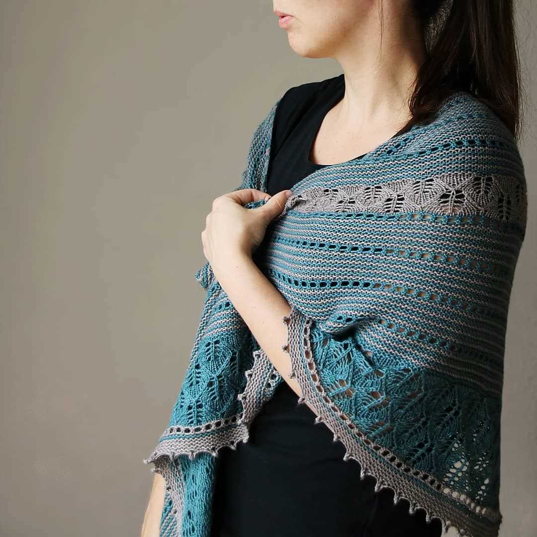 Easy knitted shawl patterns