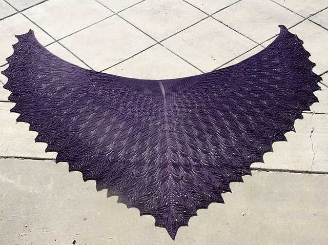 Easy knitted shawl patterns