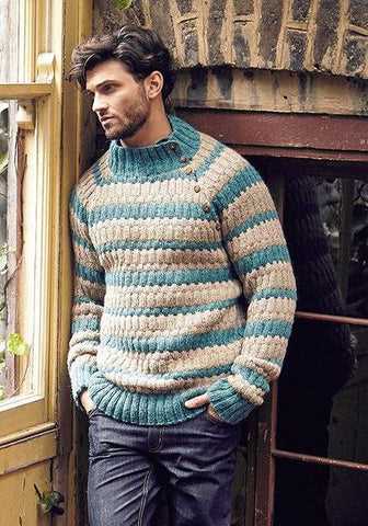 Easy men's knit sweater pattern