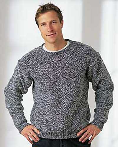 Easy men's knit sweater pattern