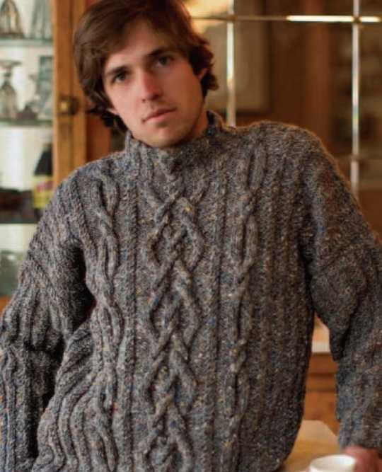 Easy mens cardigan knitting pattern