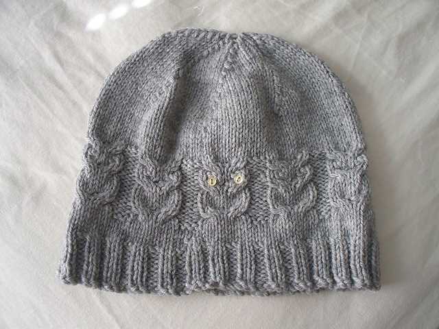 Easy owl hat knitting pattern free