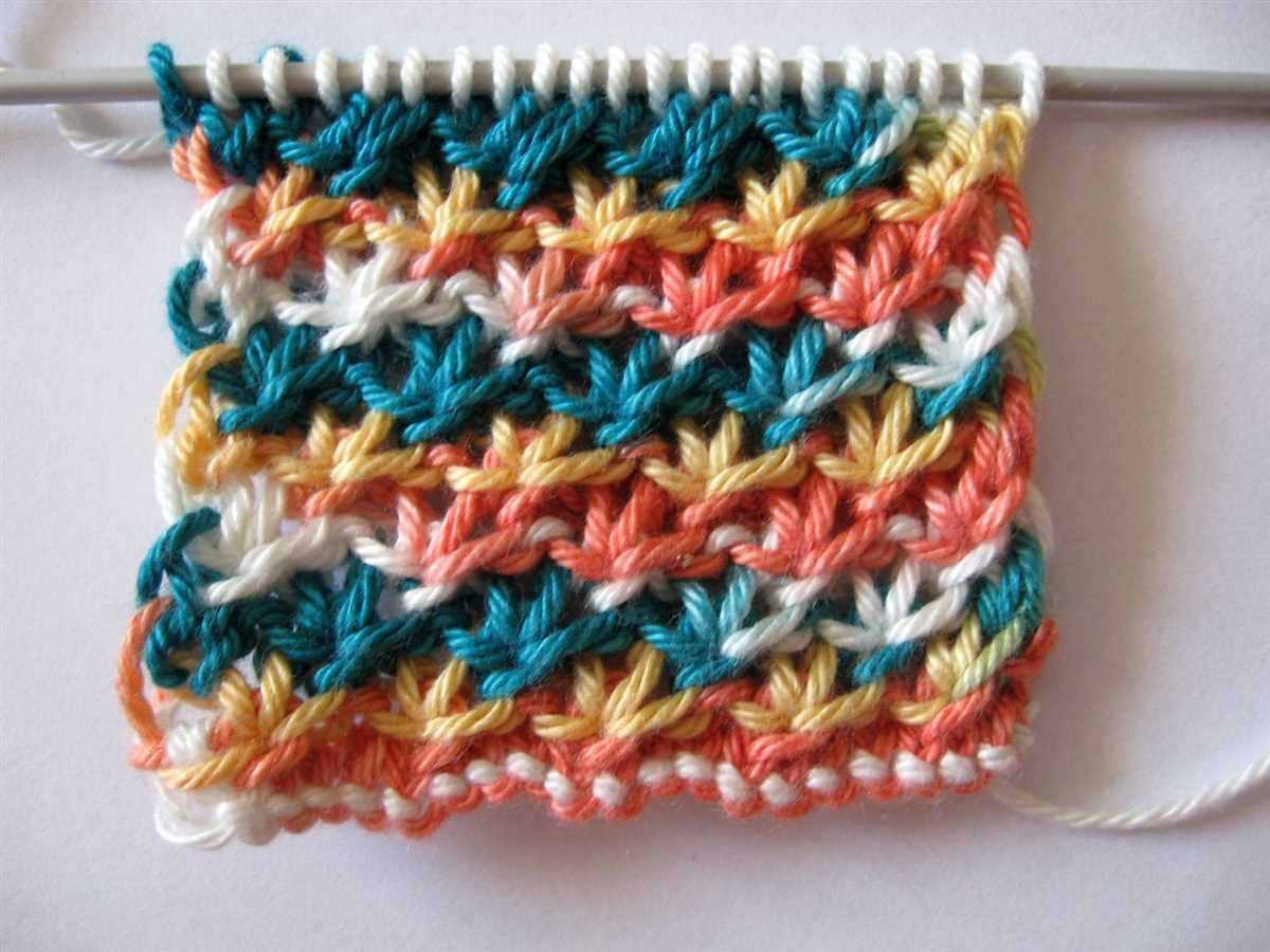 Easy stitch patterns knitting