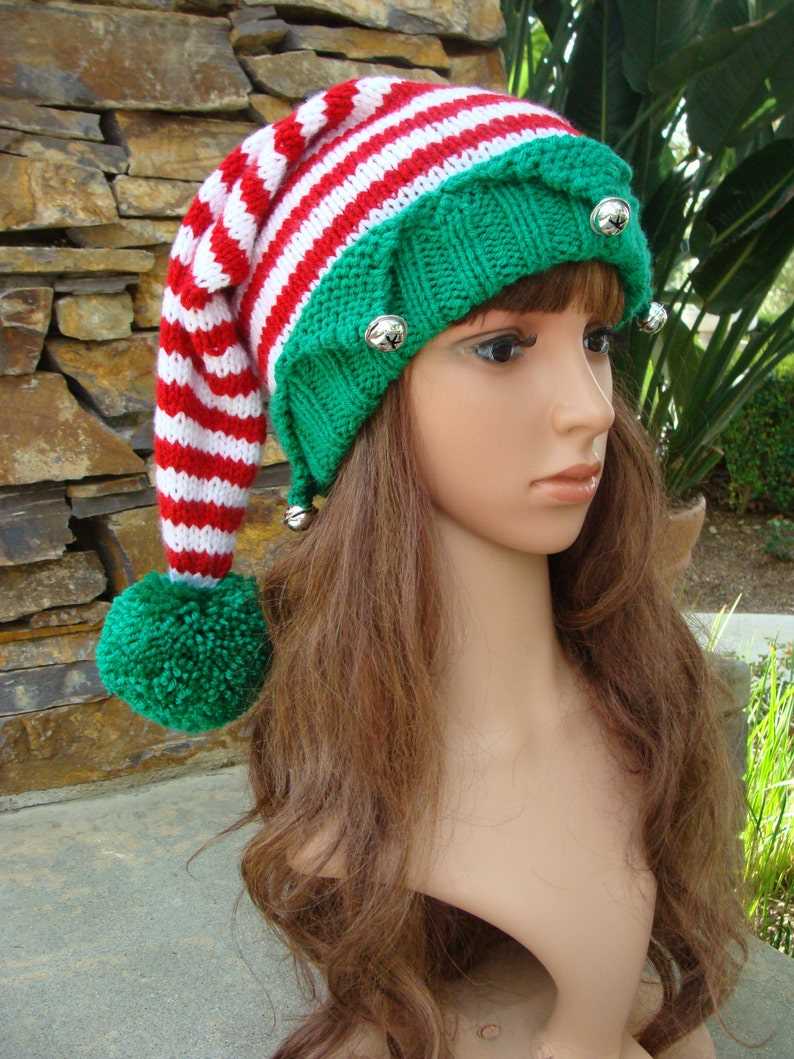 Elf hat knitting pattern free