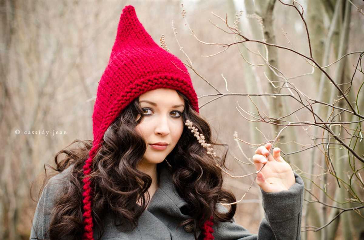 Elf hat knitting pattern free