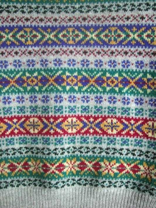 Fair isle sweater knitting patterns