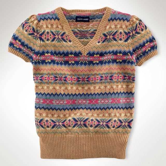 Fair isle vest knitting patterns