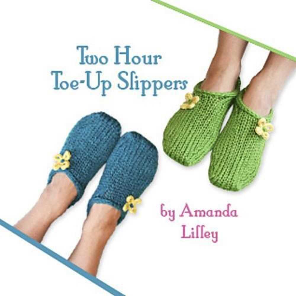 Family slippers knitting pattern