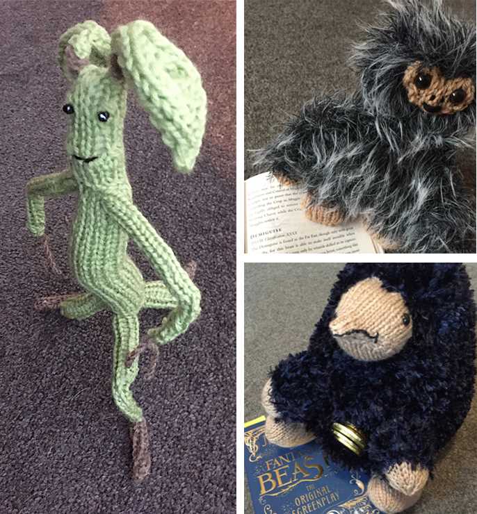 Fantastic beasts knitting pattern