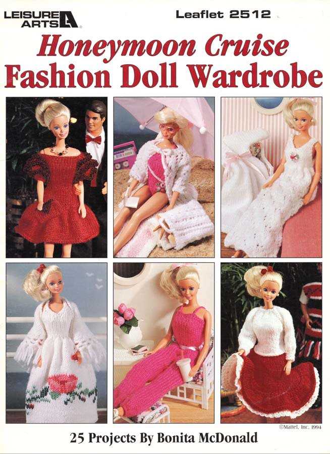 Fashion doll knitting patterns