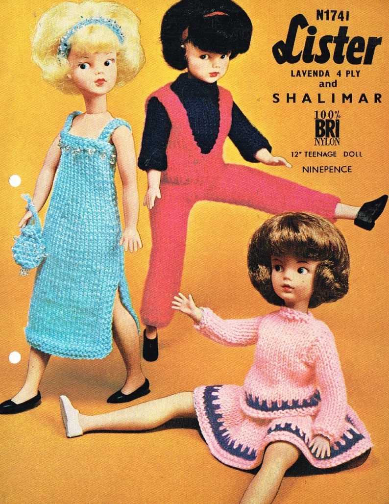 Create your own stylish wardrobe for fashion dolls with these knitting patterns Fashion doll knitting patterns