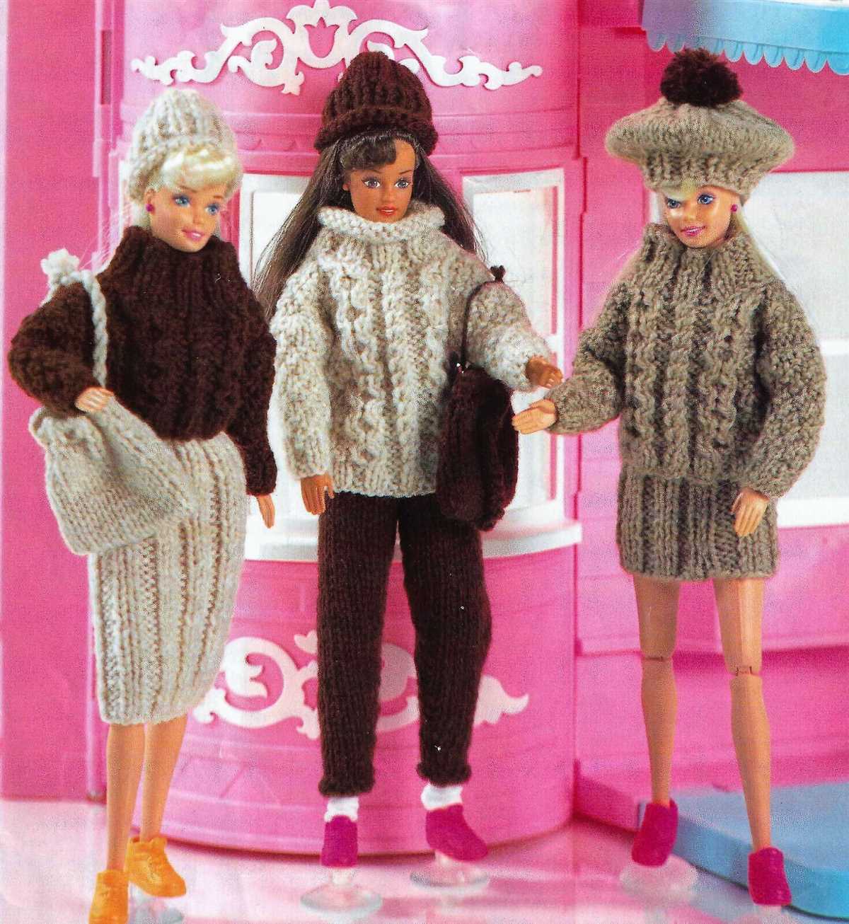 Fashion doll knitting patterns