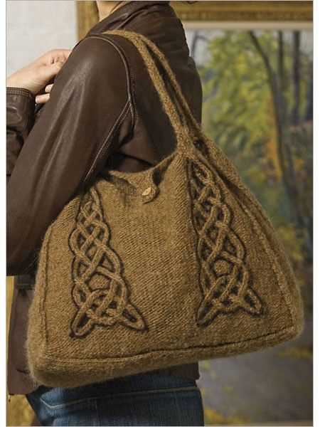 Felted tote knitting pattern