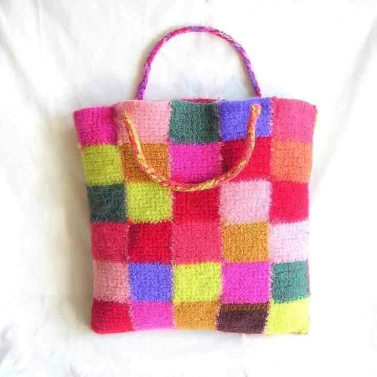 Felted tote knitting pattern