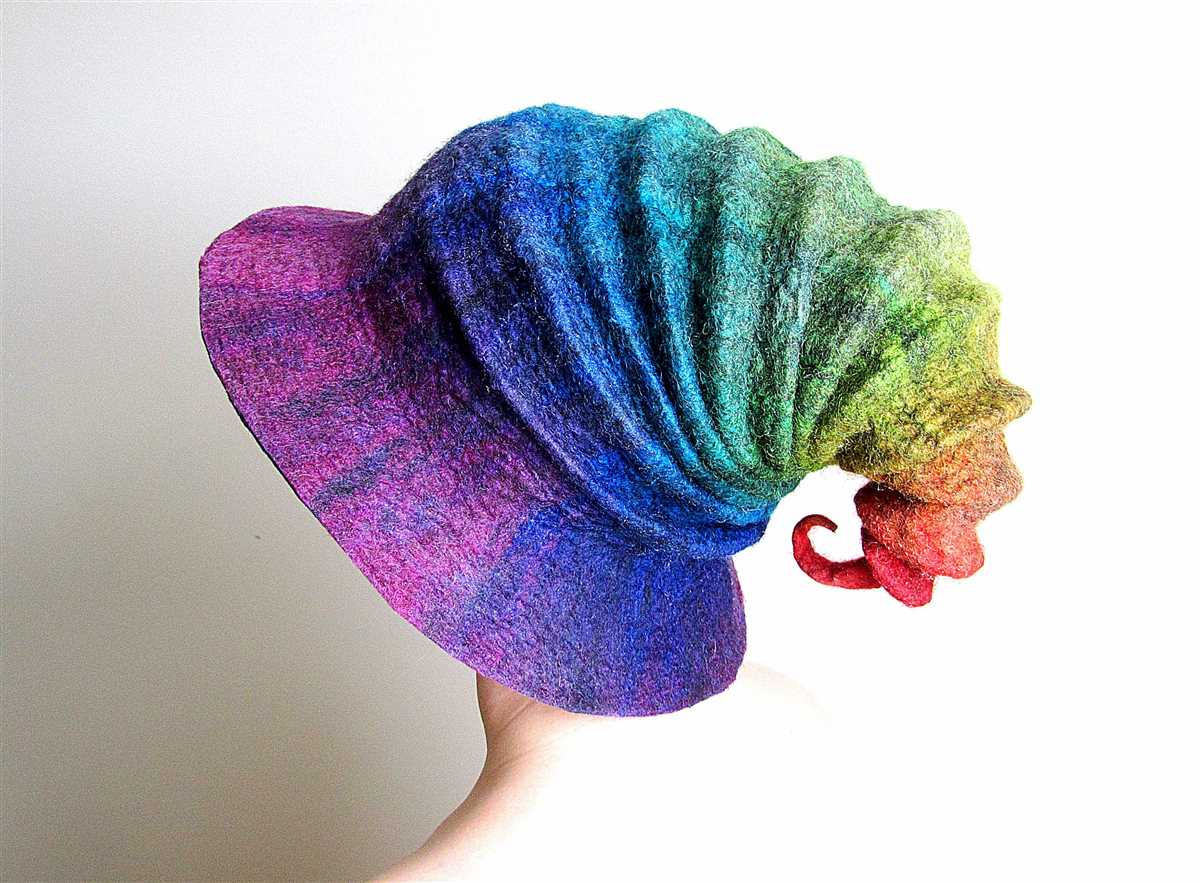 Felted witch hat knitting pattern