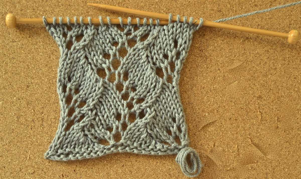 Create a Beautiful Fern Lace Scarf with This Knitting Pattern Fern lace scarf knitting pattern