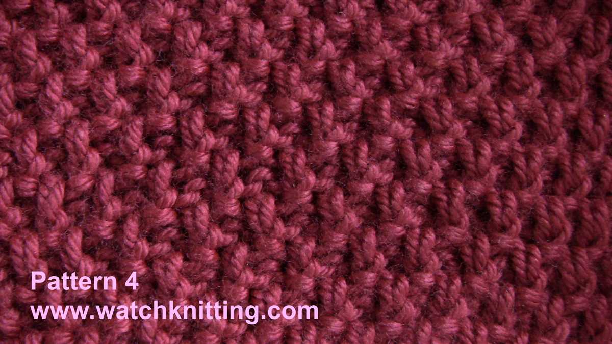 Fibonacci knitting patterns