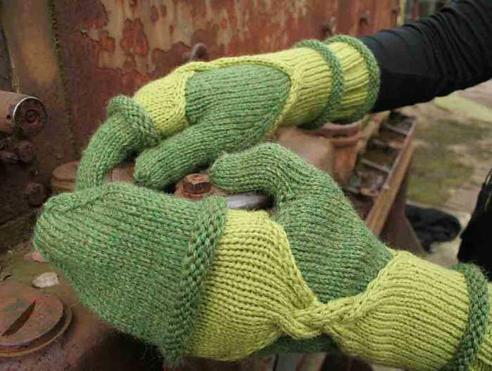 Fingerless gloves knitting pattern chunky yarn