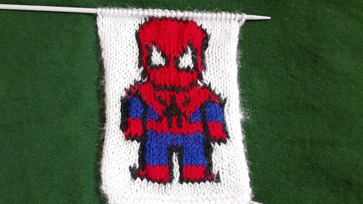 Fire truck sweater knitting pattern