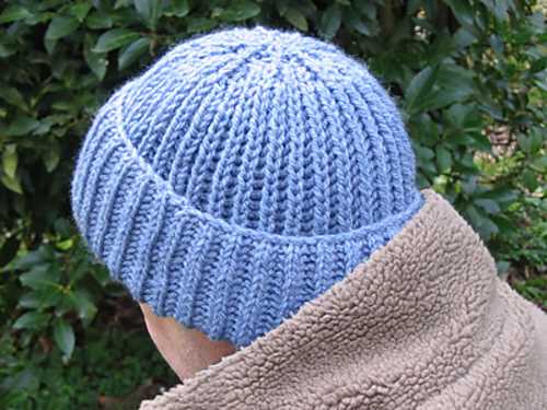 Fisherman's rib hat free knitting pattern