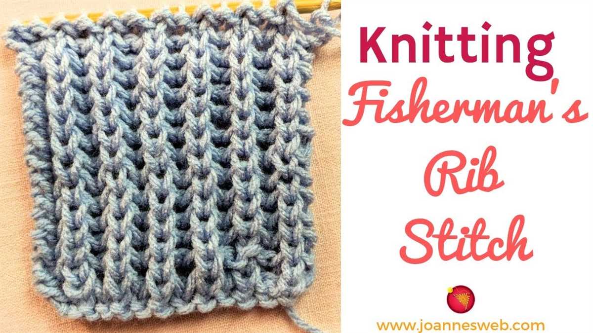 Fisherman's rib scarf knitting pattern