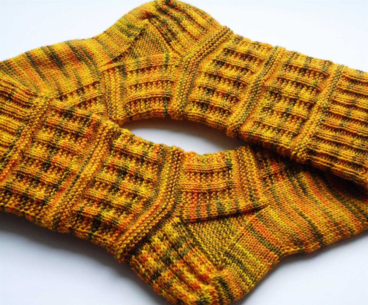 Fisherman's socks knitting pattern