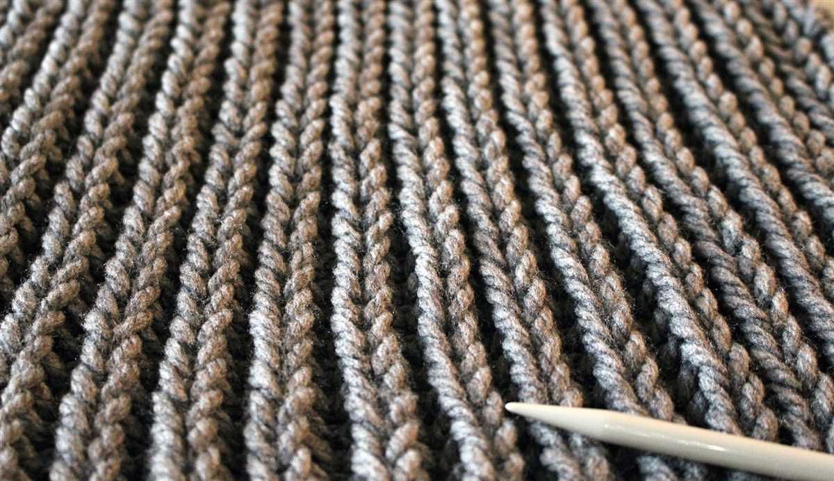 Fisherman's rib scarf knitting pattern