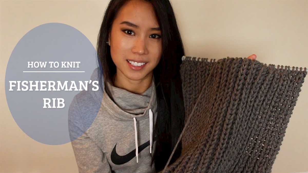 Fisherman rib knit sweater pattern