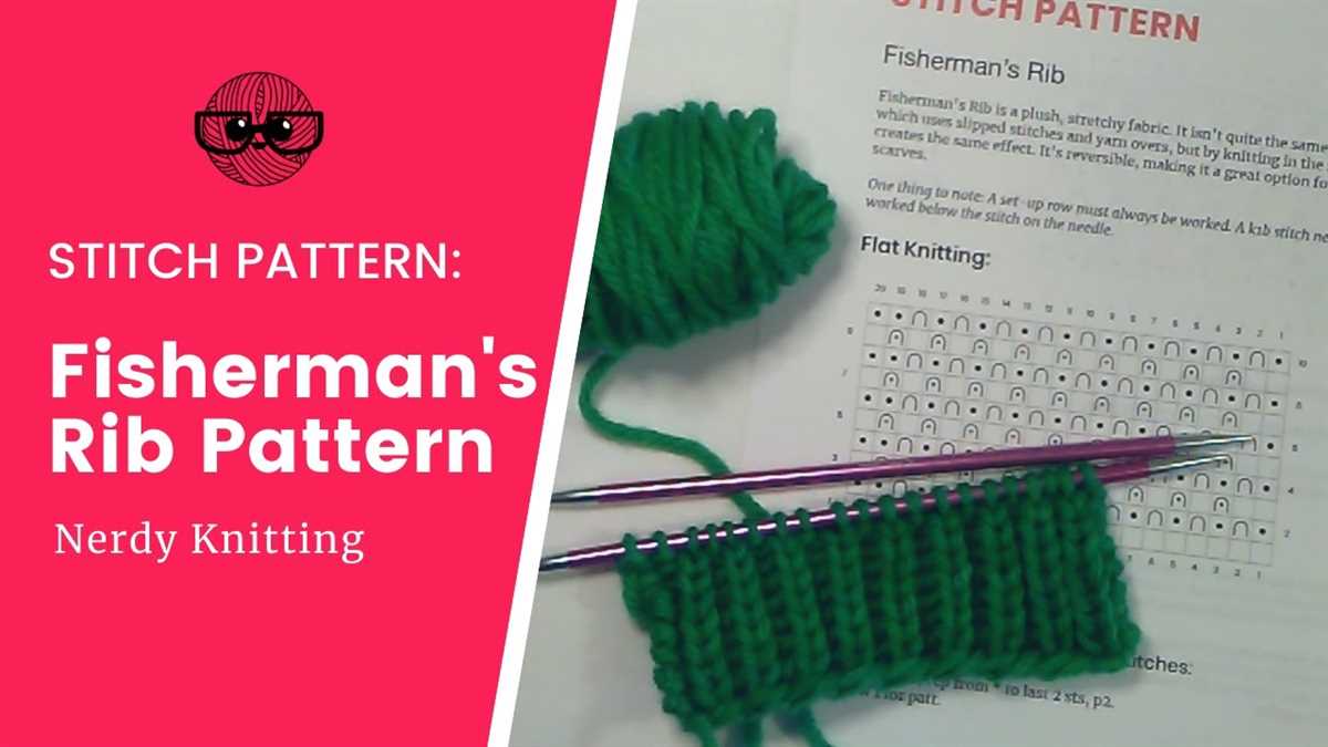Fisherman pattern knitting