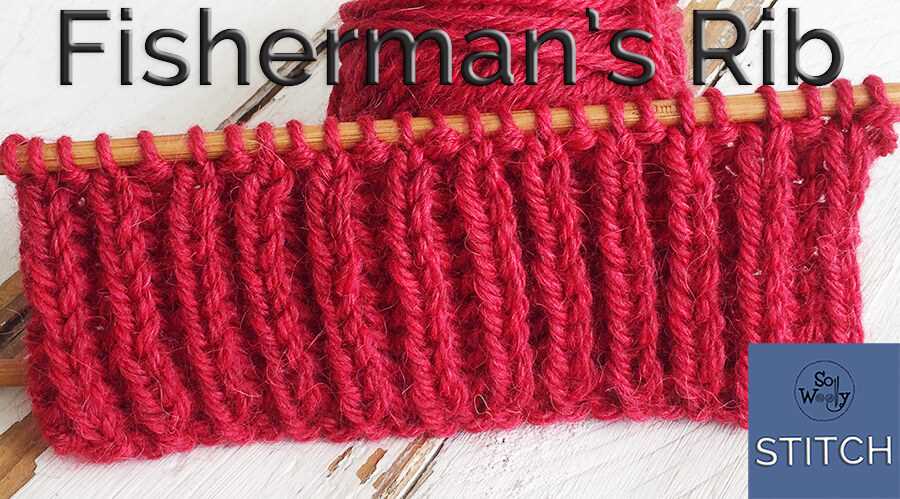 Fisherman rib knit sweater pattern