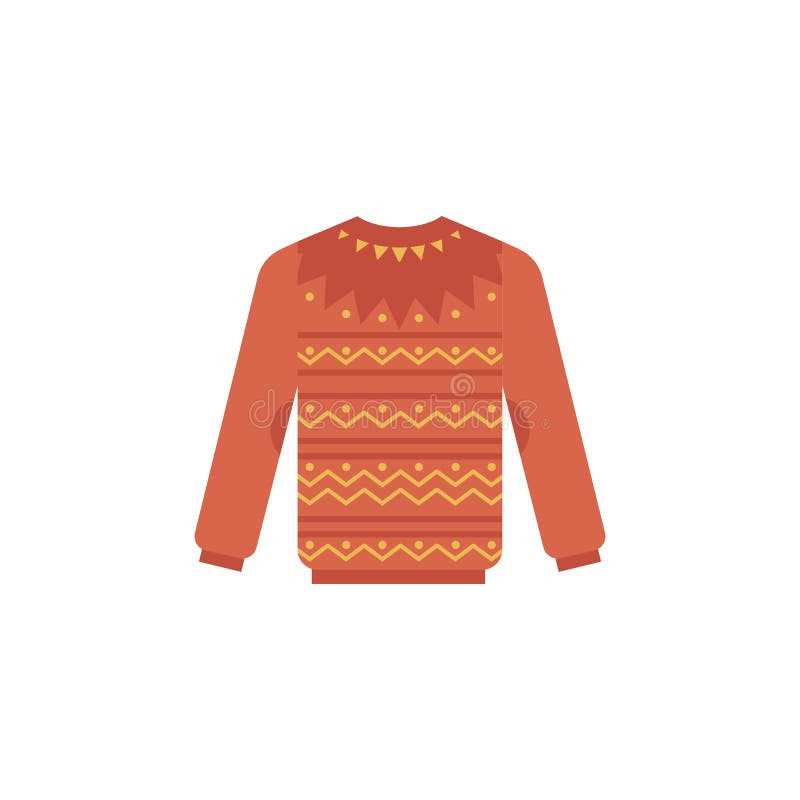 Flat knit sweater pattern