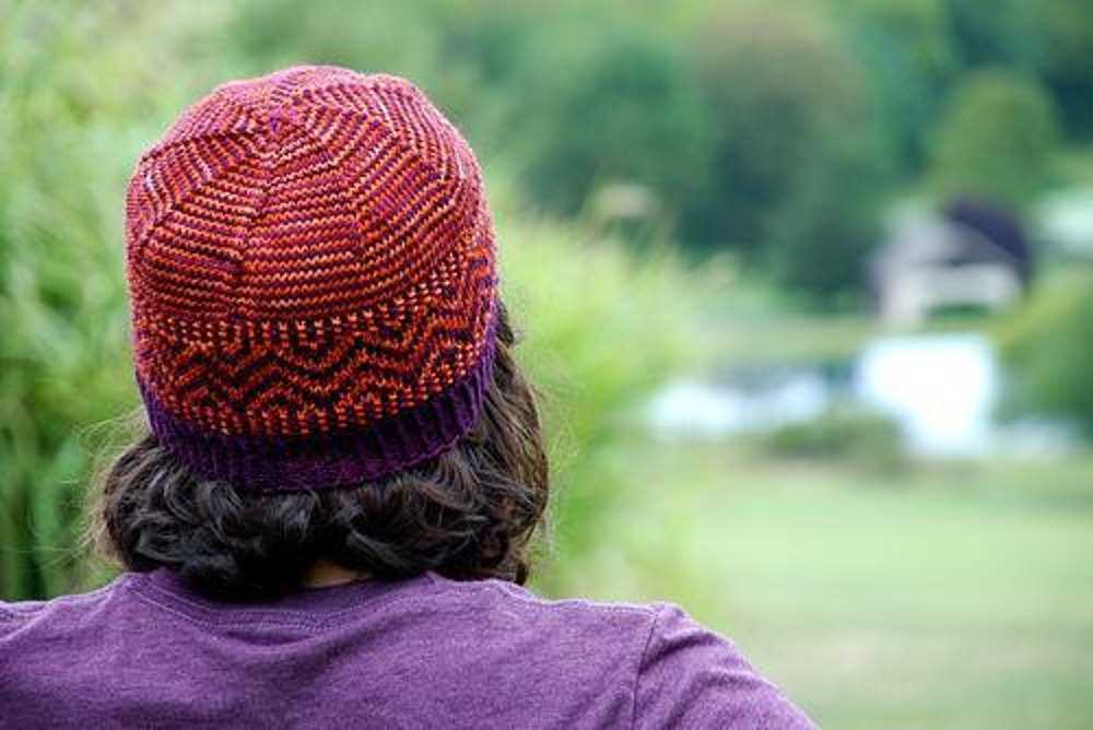 Flat hat knitting patterns free