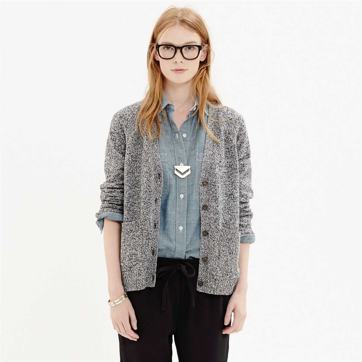 Forever 21 patterned knit cardigan
