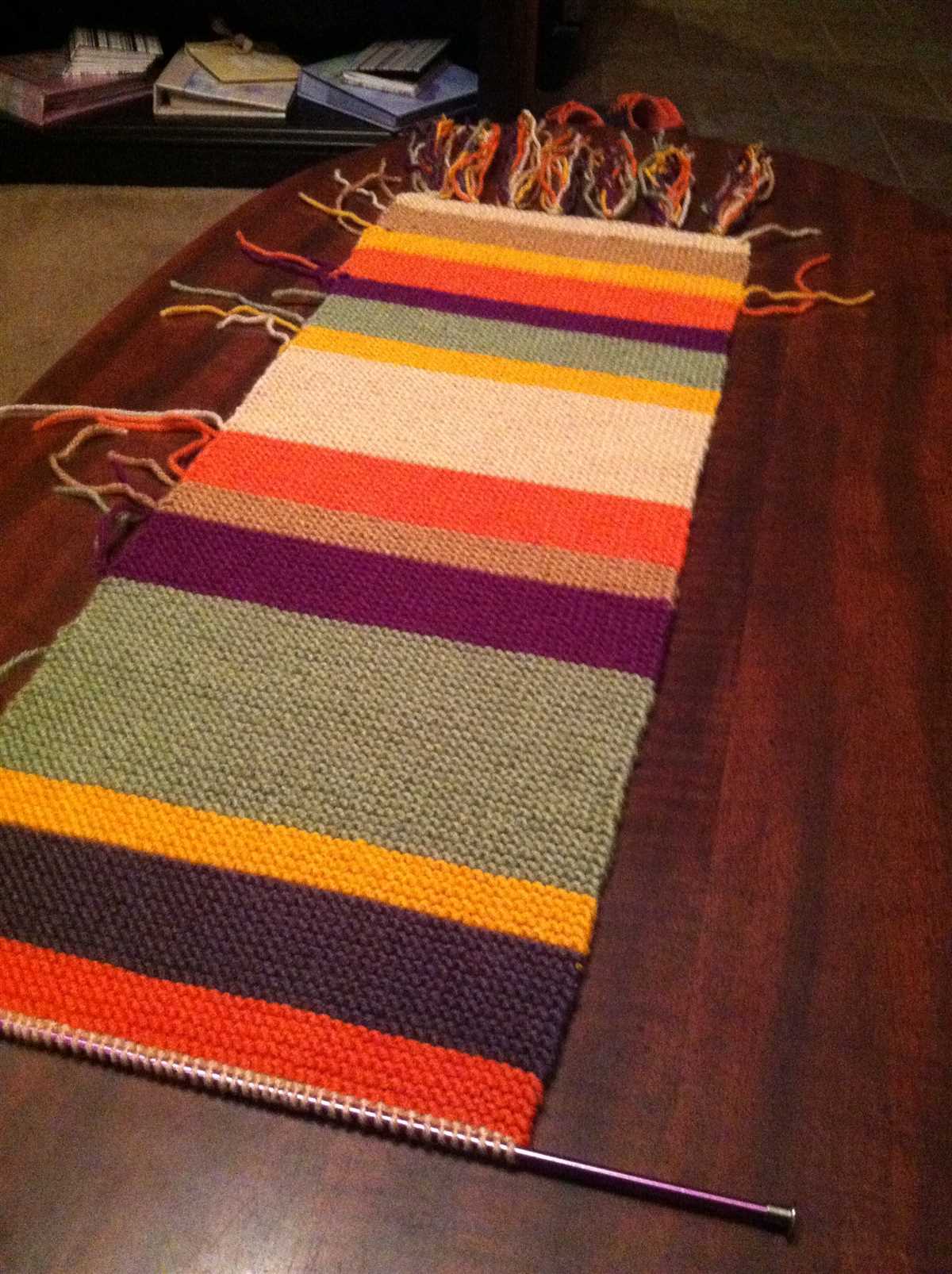 Fourth doctor scarf knitting pattern