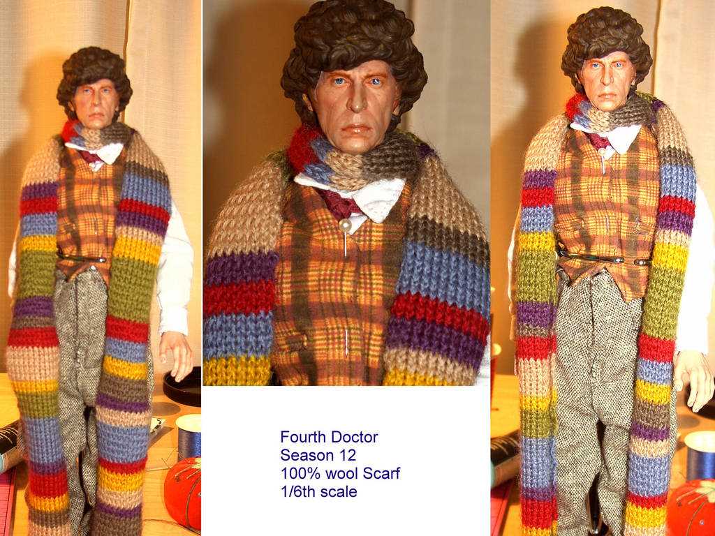 Fourth doctor scarf knitting pattern