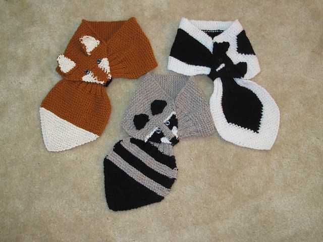 Fox booties knitting pattern