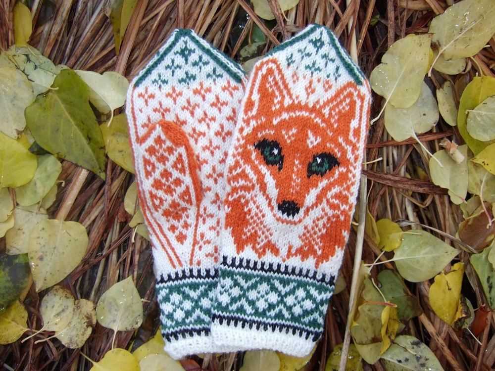 Fox knit pattern