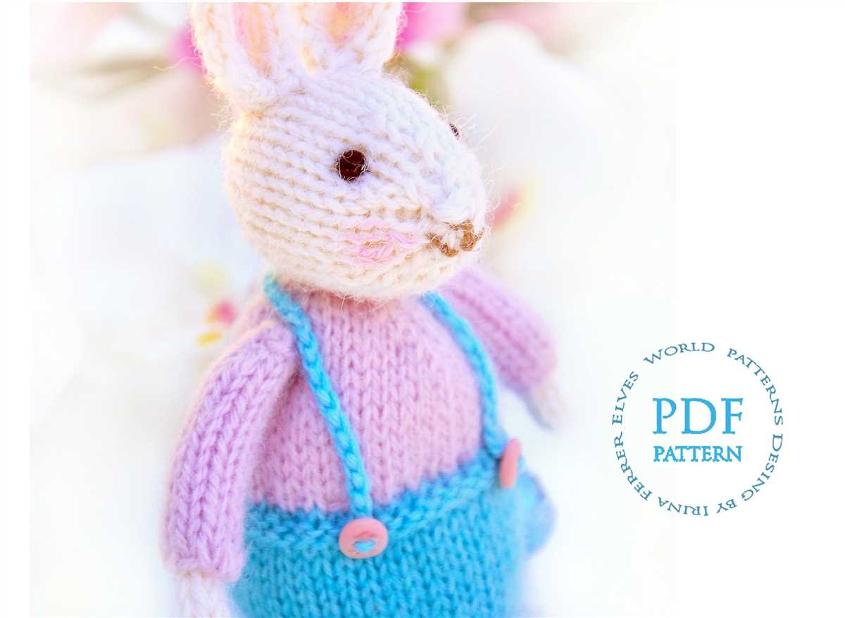 Free bunny egg cosy knitting pattern