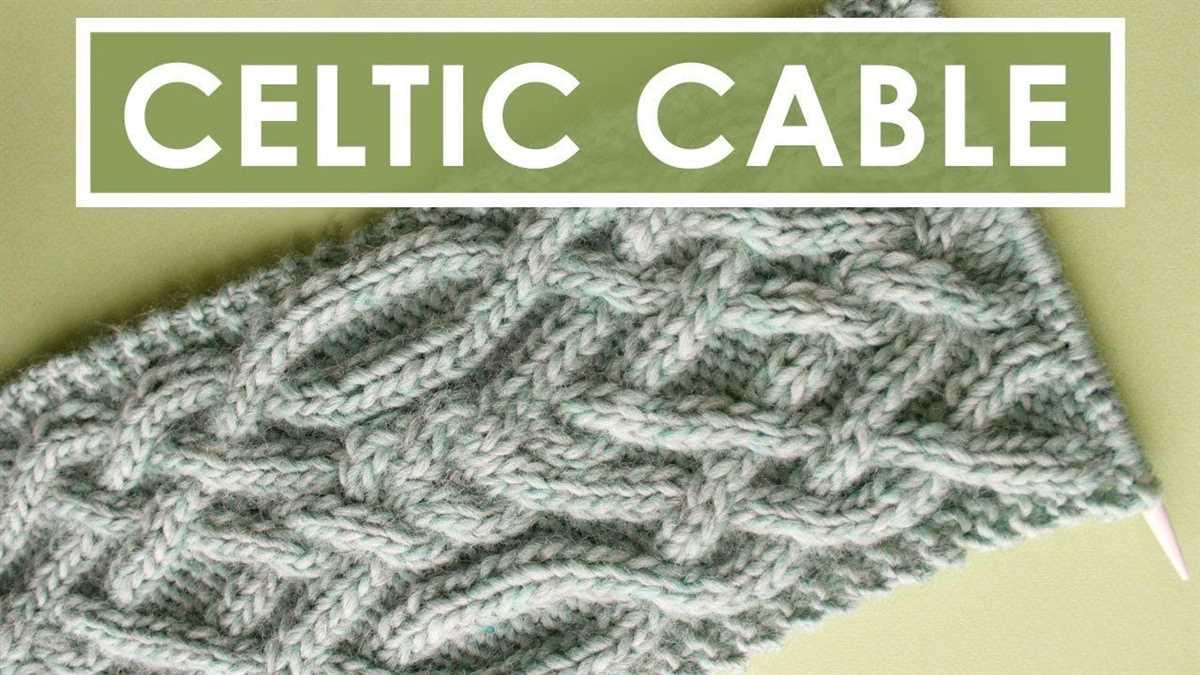 Free cable knitting patterns for beginners