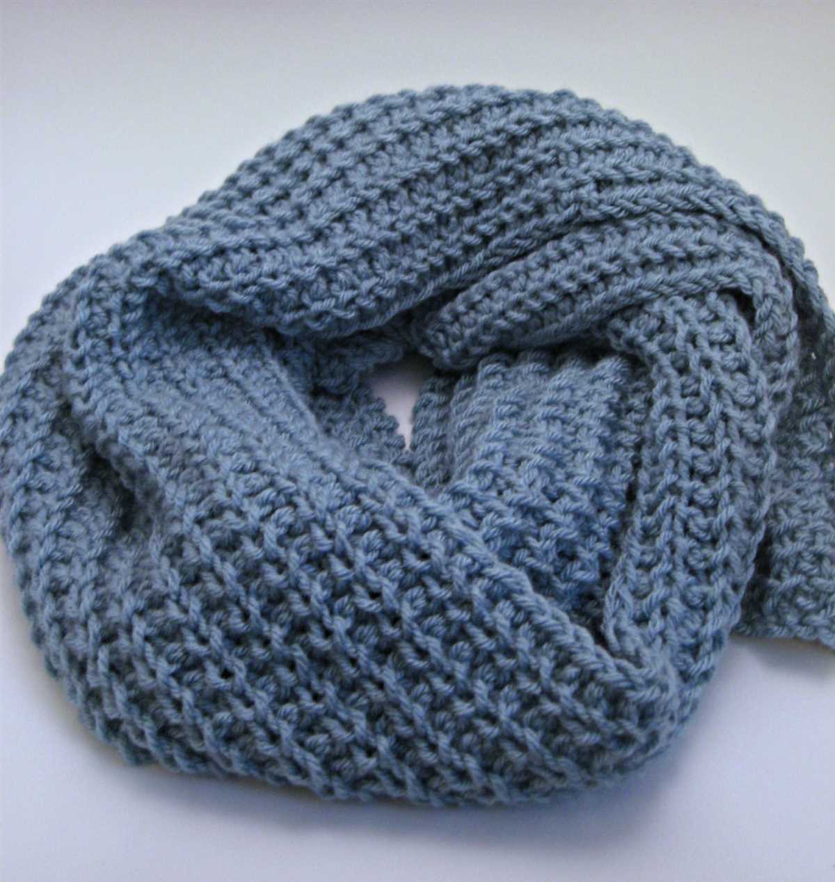 Free chunky scarf knitting pattern