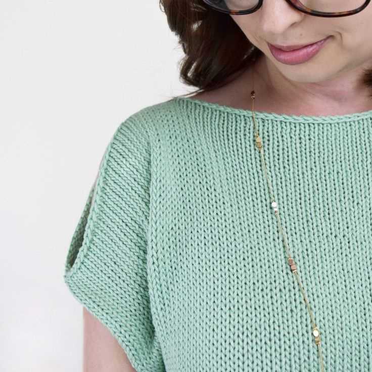 Free cold shoulder knitting pattern