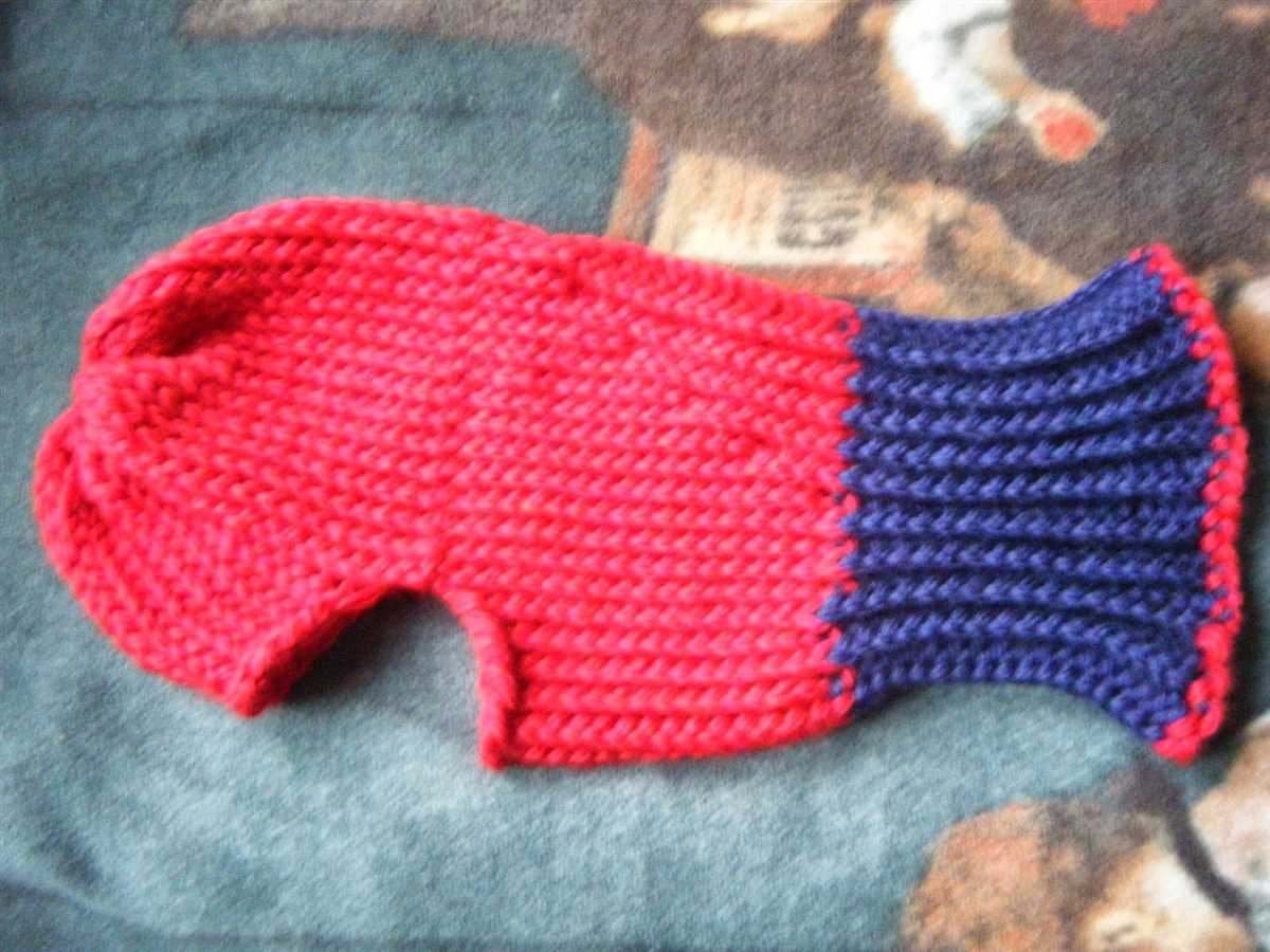 Free dog balaclava knitting pattern